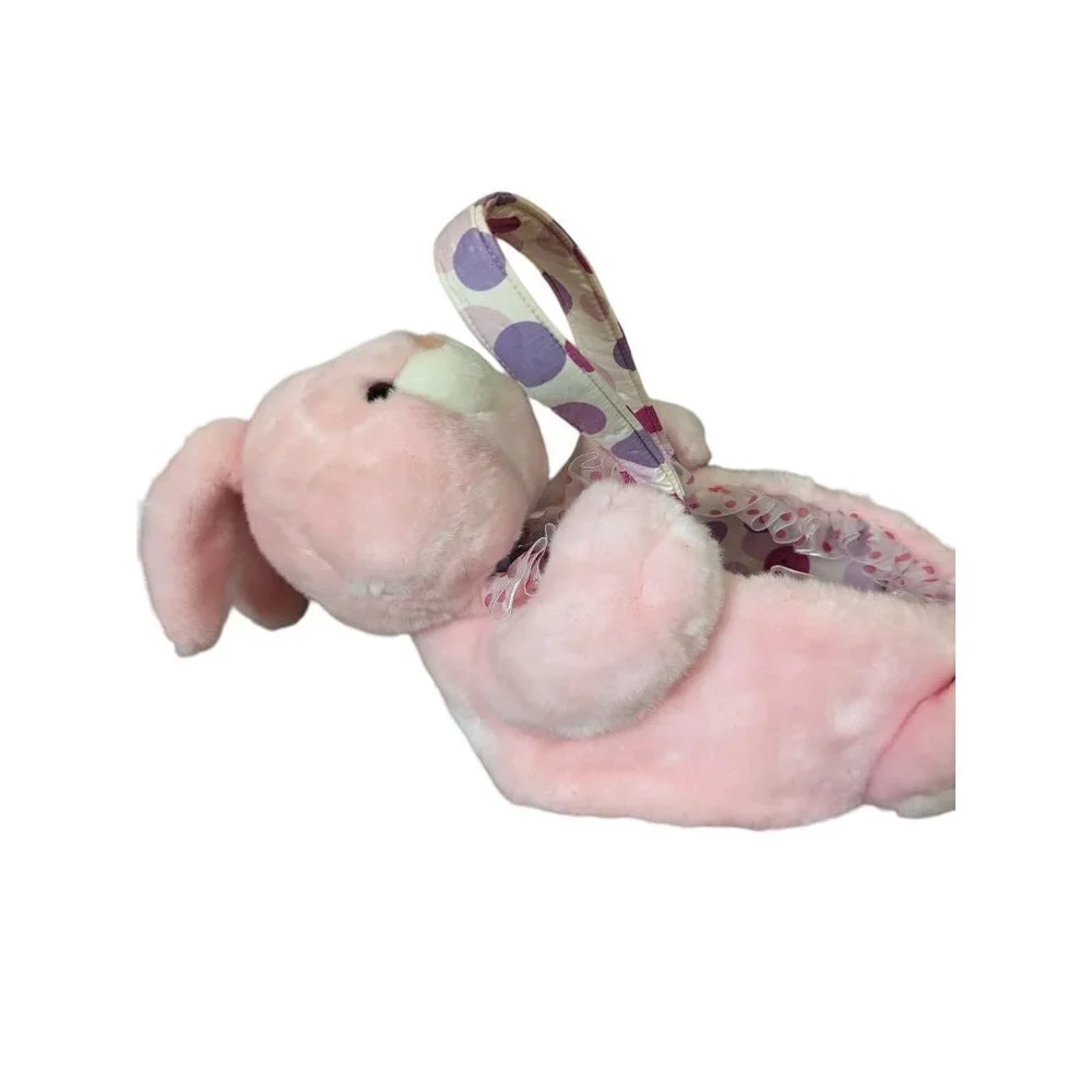 Wal mart  Bunny Rabbit Easter  Basket  pink 15 in‎